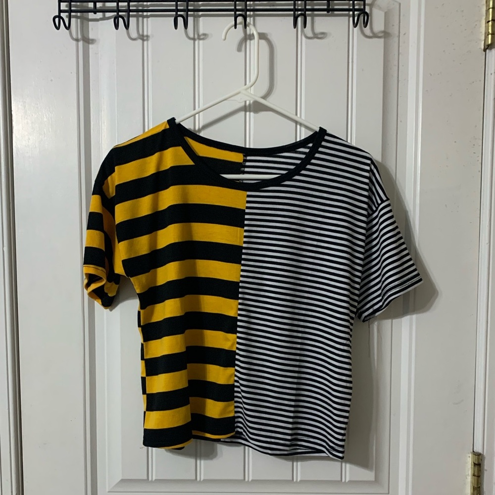 A half and half shirt
